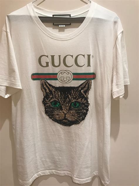 gucci cat t shirt women's